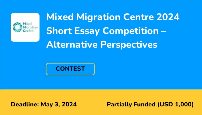 Mixed Migration Centre 2024 Short Essay Competition
