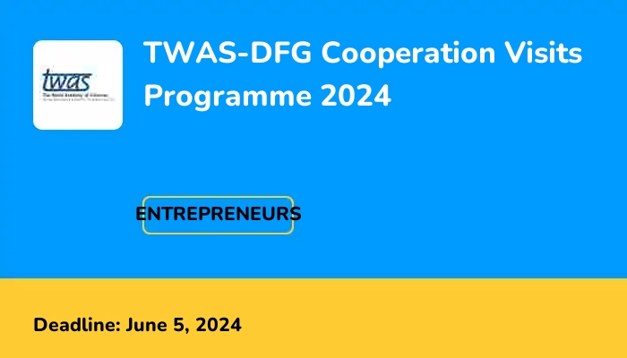 TWAS-DFG Cooperation Visits Programme 2024