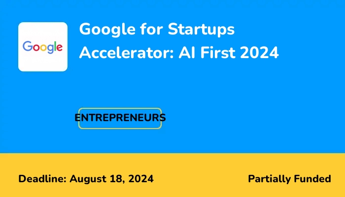 Google for Startups Accelerator: AI First 2024