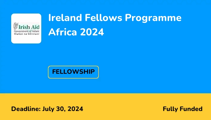 Ireland Fellows Programme Africa 2024 | ScholarshipTab