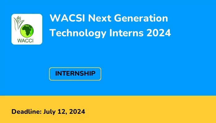 WACSI Next Generation Technology Interns 2024
